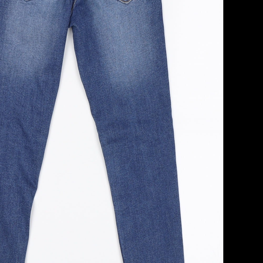 M&S Girls Blue   Skinny Jeans Size 8-9 Years