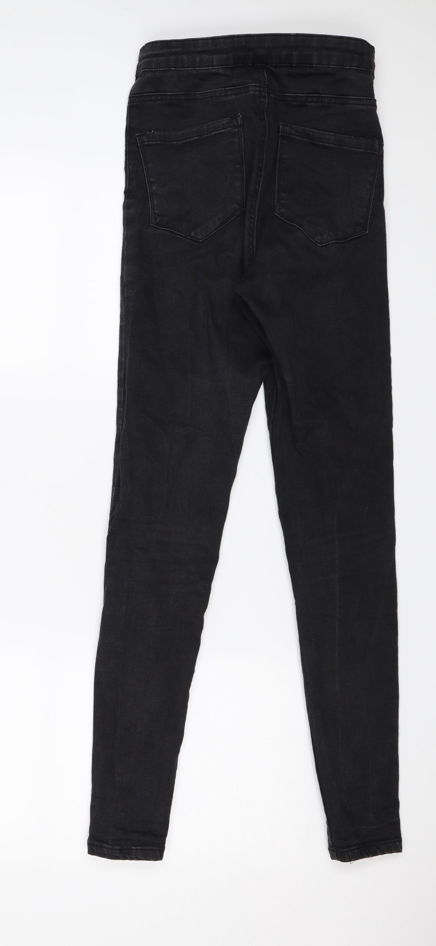 Denim & Co. Womens Black  Denim Skinny Jeans Size 10 L28 in