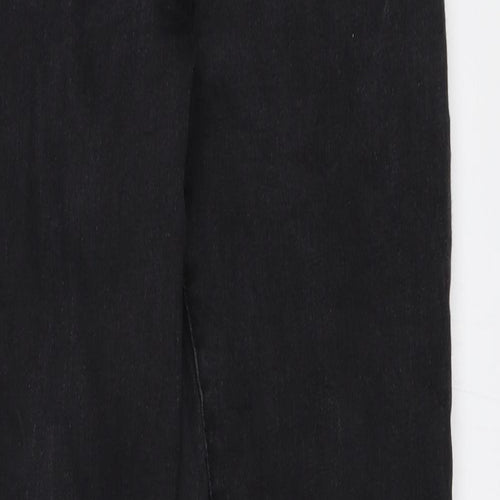 Denim & Co. Womens Black  Denim Skinny Jeans Size 10 L28 in