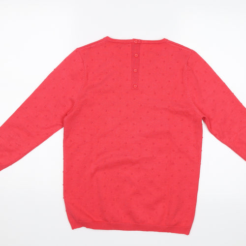Hepburn Womens Pink   Pullover Jumper Size S