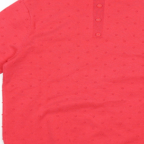 Hepburn Womens Pink   Pullover Jumper Size S