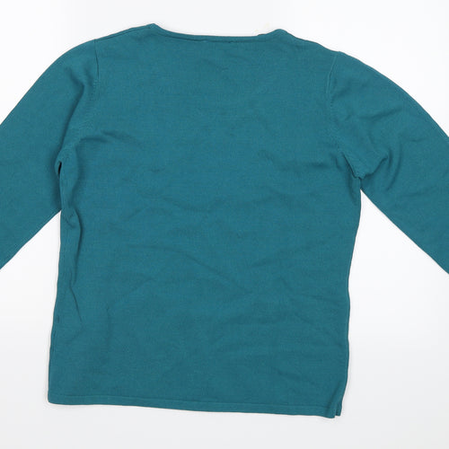 Casamia Womens Blue   Pullover Jumper Size S