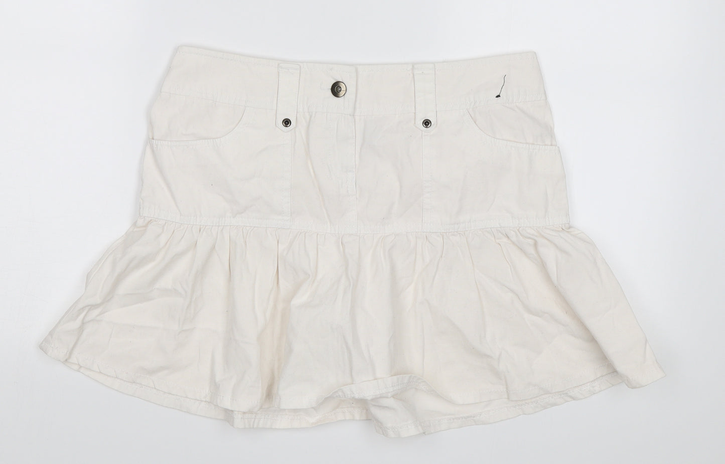 Dorothy Perkins Womens White   Mini Skirt Size 10