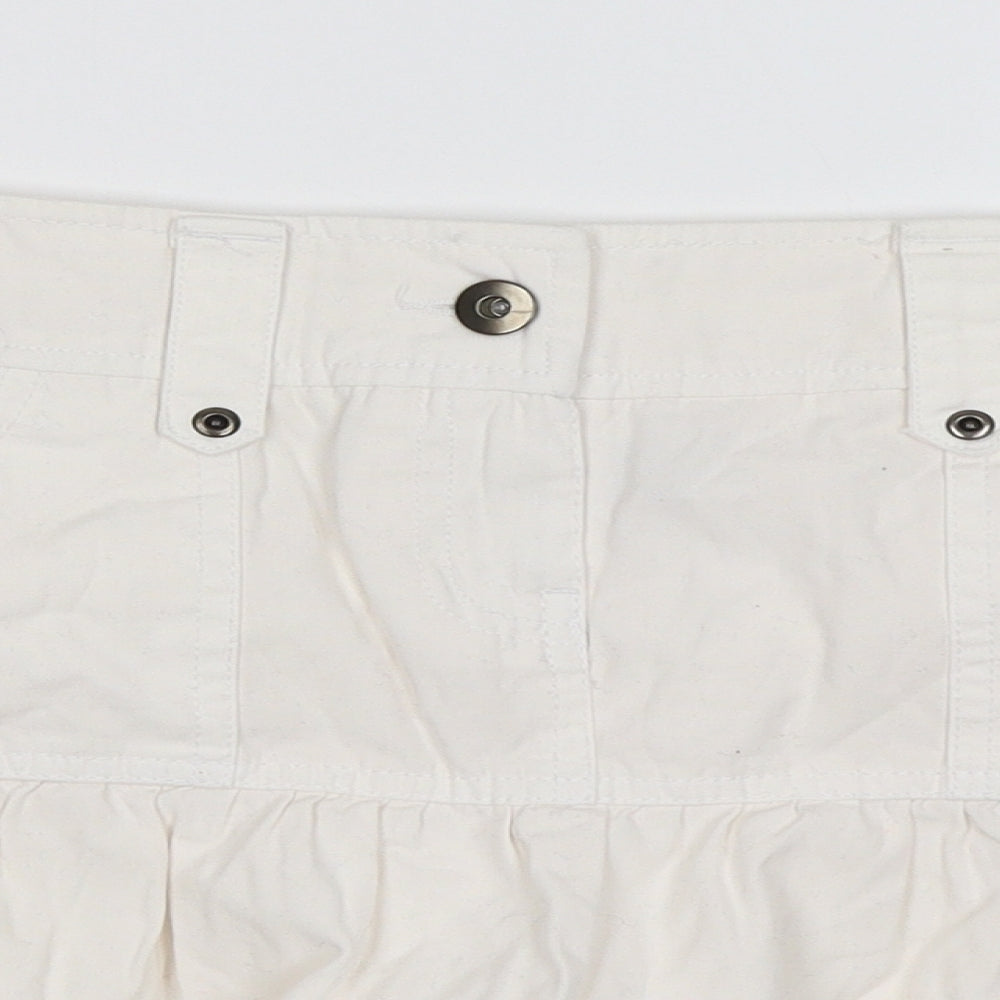 Dorothy Perkins Womens White   Mini Skirt Size 10