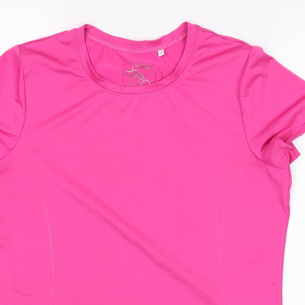 Jenni Falconer Womens Pink   Basic T-Shirt Size 12