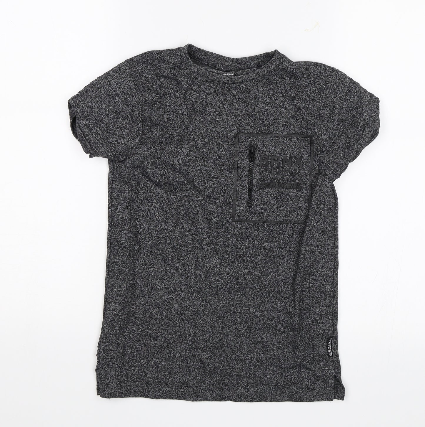 Primark Boys Grey   Basic T-Shirt Size 7-8 Years