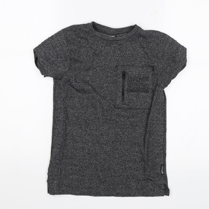 Primark Boys Grey   Basic T-Shirt Size 7-8 Years