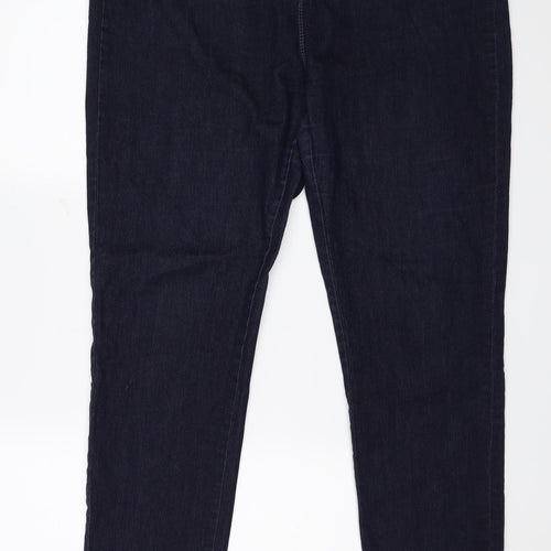 Denim & Co. Womens Blue   Jegging Jeans Size 18 L30 in