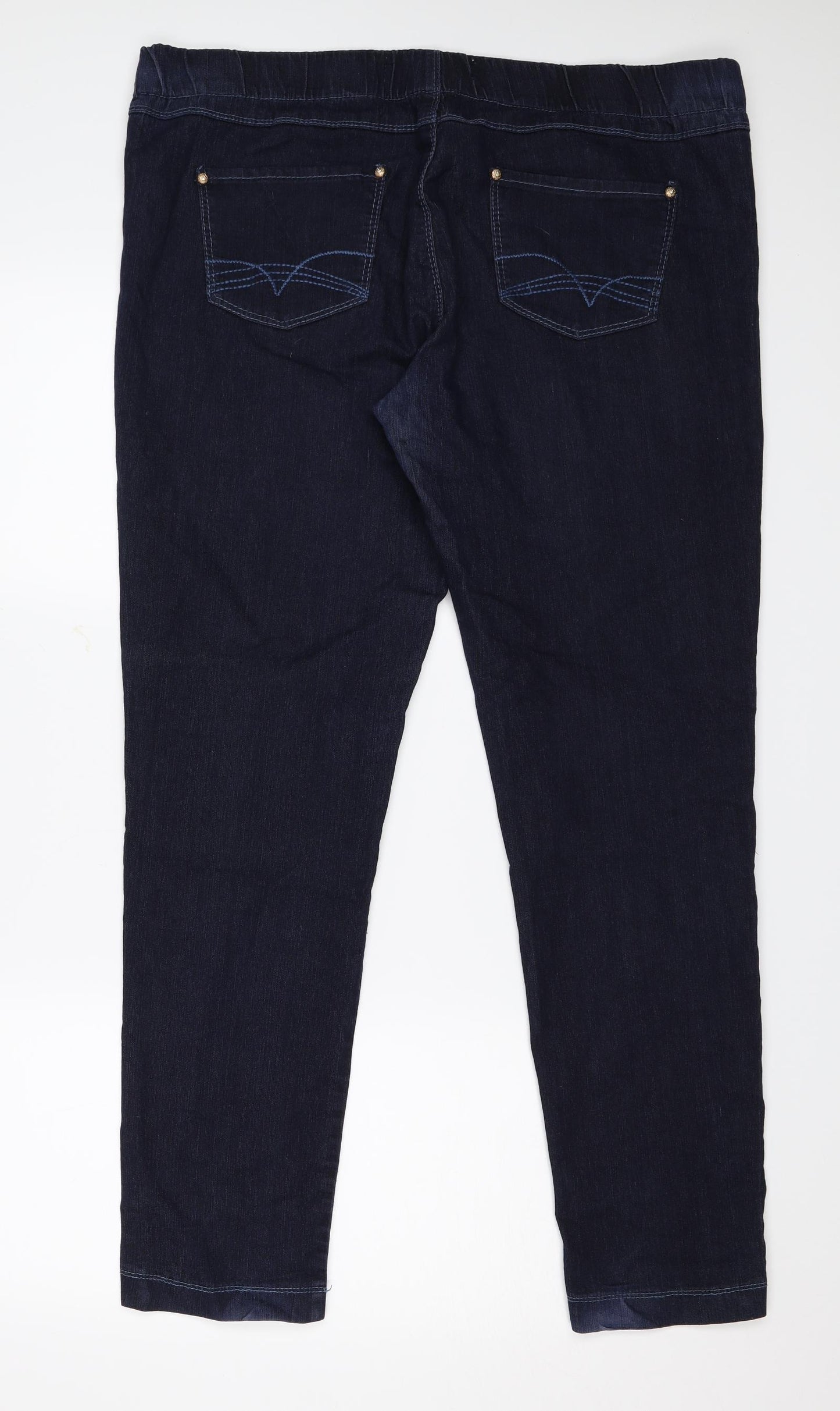 Denim & Co. Womens Blue   Jegging Jeans Size 18 L30 in