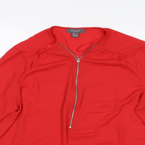rimark Womens Red   Basic Blouse Size 16