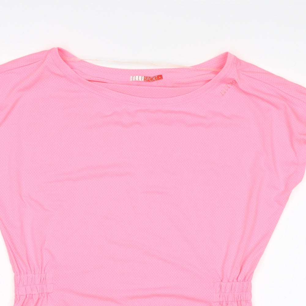 Elle Sport Womens Pink   Basic T-Shirt Size 12