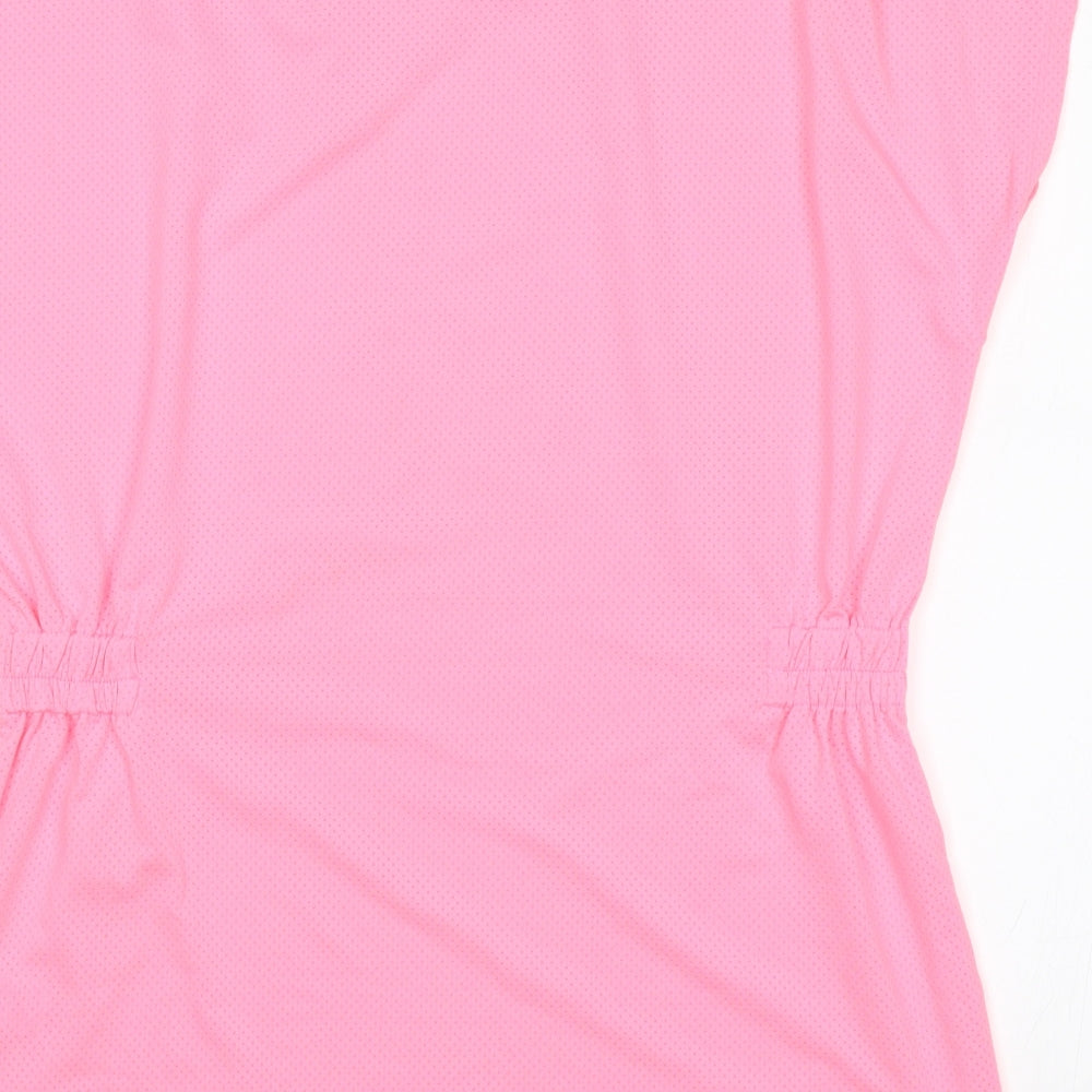 Elle Sport Womens Pink   Basic T-Shirt Size 12