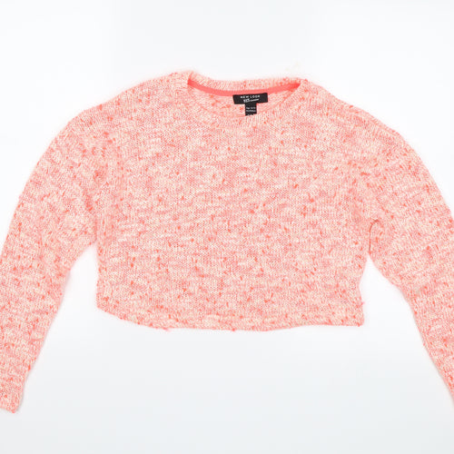 New Look Girls Orange   Pullover Jumper Size 12-13 Years  - Cropped