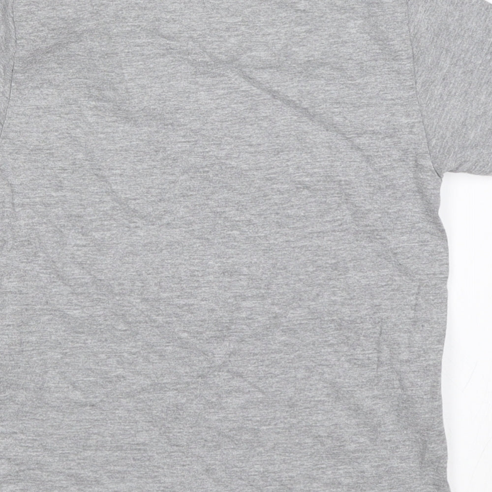 Primark Boys Grey   Basic T-Shirt Size 5-6 Years  - Pow