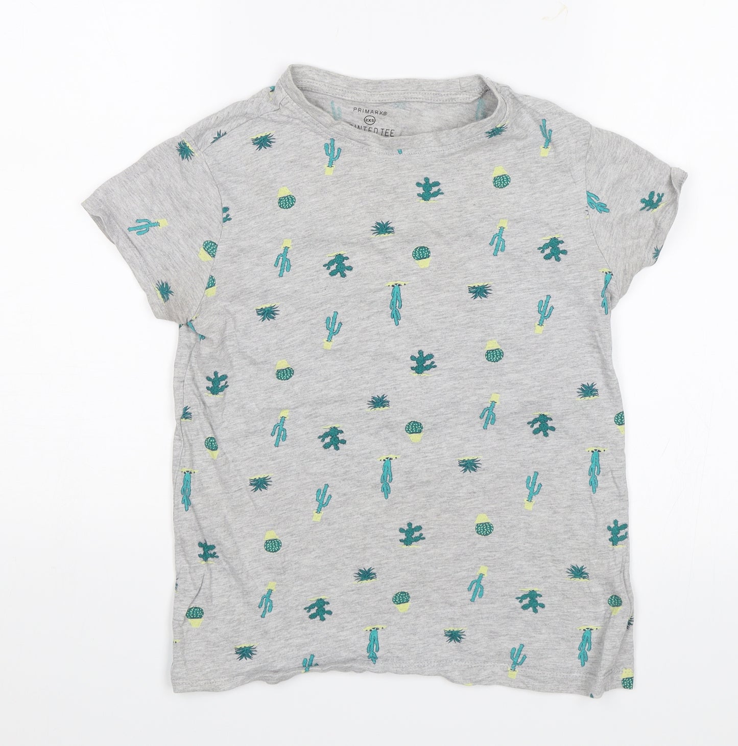 Primark Womens Grey   Basic T-Shirt Size 4