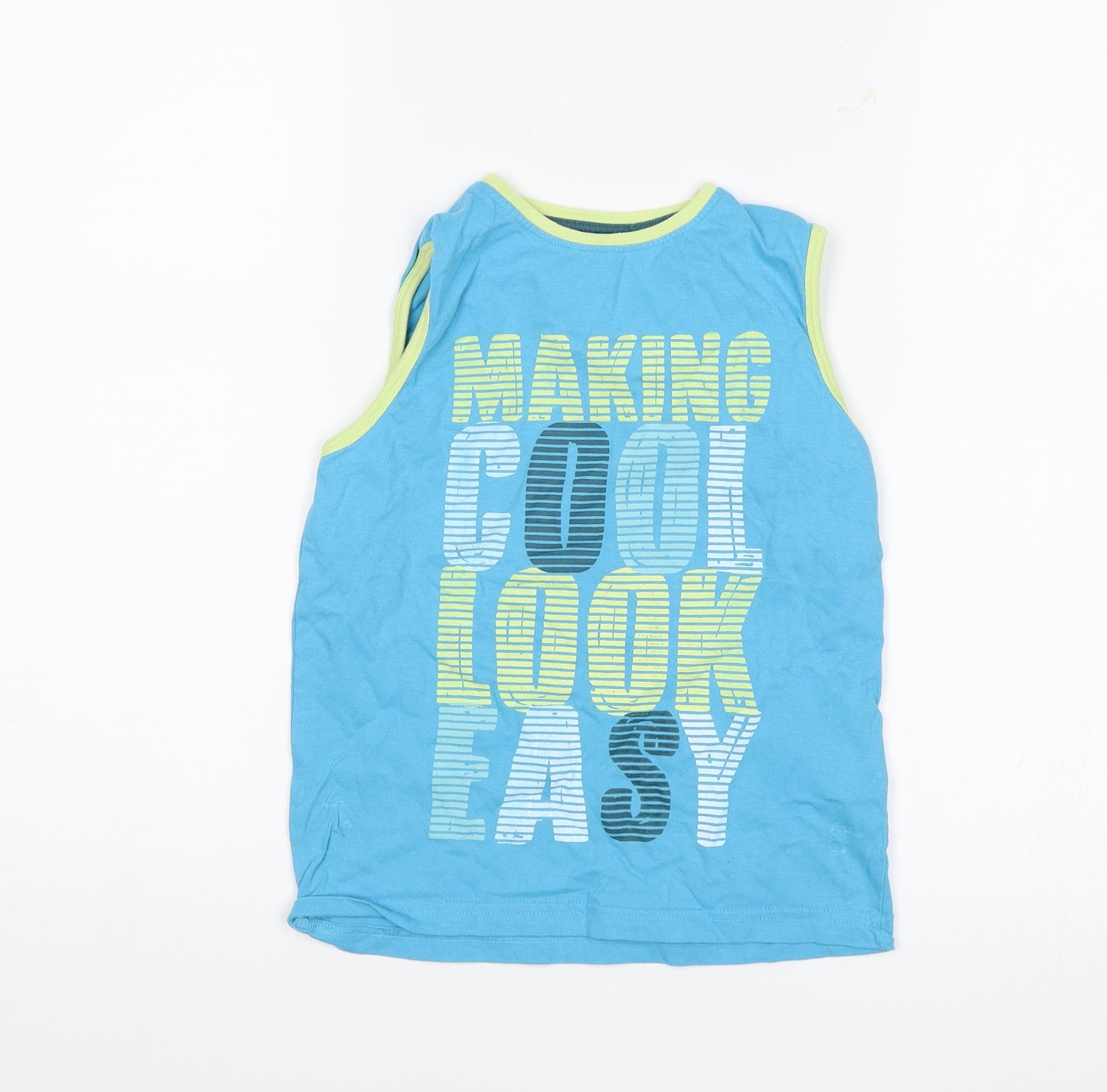 Urban Rascals Boys Blue   Basic Tank Size 5-6 Years  - Making cool look easy