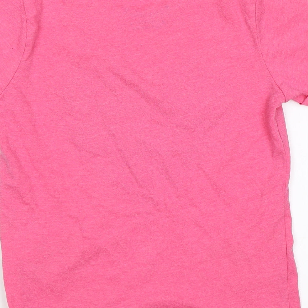 Primark Girls Pink   Basic T-Shirt Size 7-8 Years  - Love