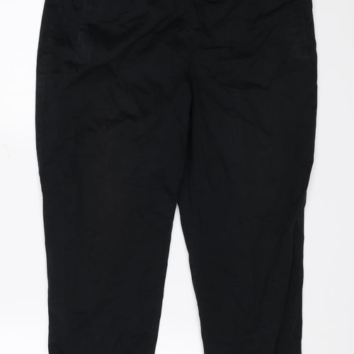 Marks & Spencer Womens Black   Trousers  Size 14 L20 in