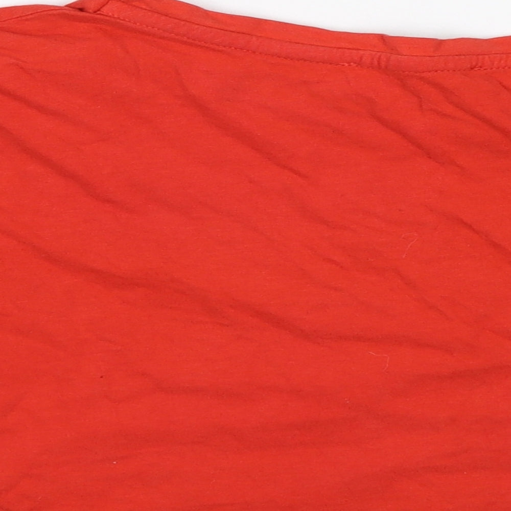 Primark Womens Red   Cropped T-Shirt Size XS  - Cest La Vie