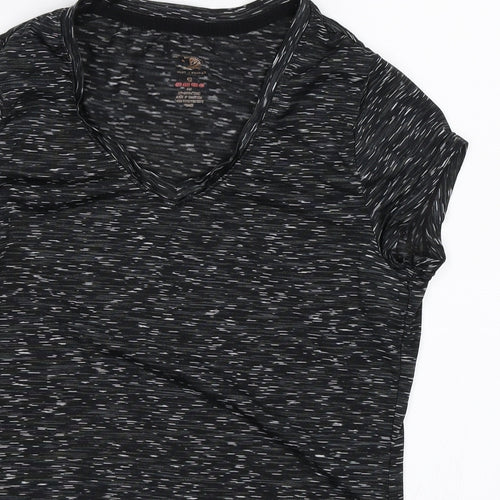 Preworn Womens Black   Basic T-Shirt Size 8