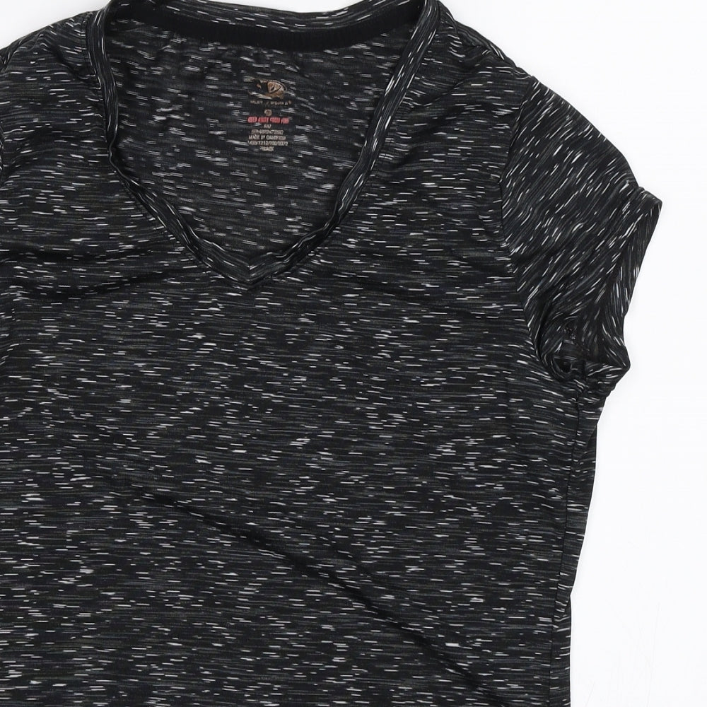 Preworn Womens Black   Basic T-Shirt Size 8