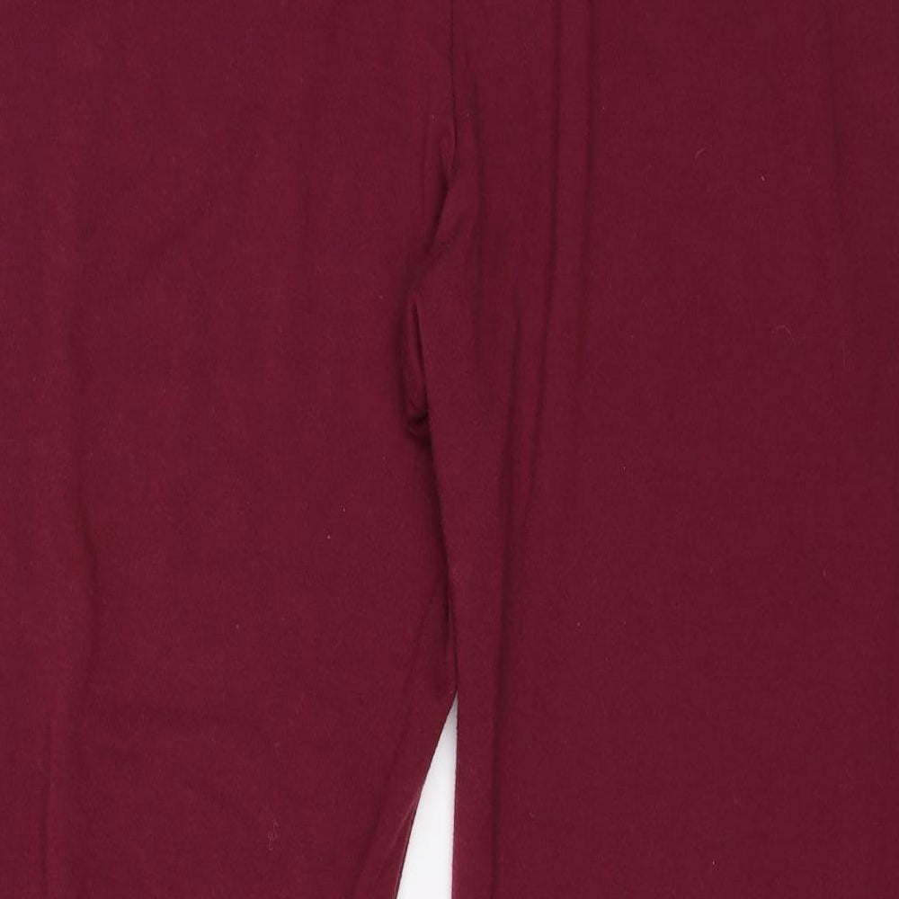 Bonmarché Womens Red   Trousers  Size L L24 in