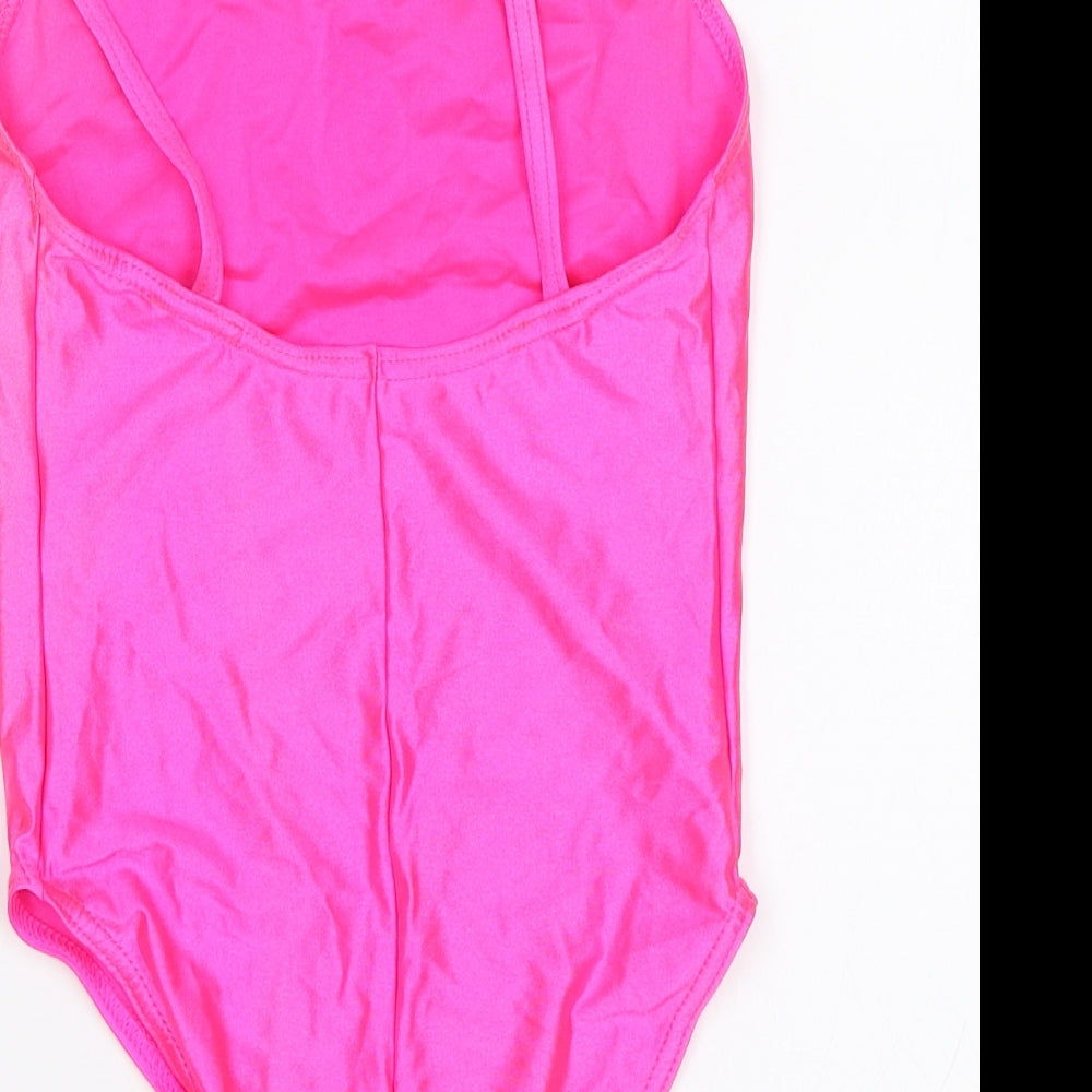 Dance Warehouse Womens Pink   Leotard One-Piece Size 2
