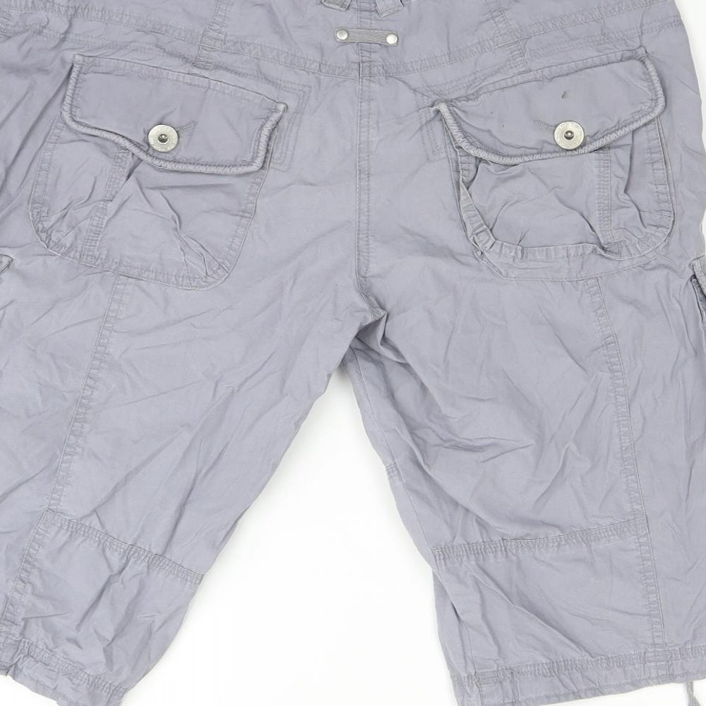 New Look Womens Grey   Bermuda Shorts Size 12