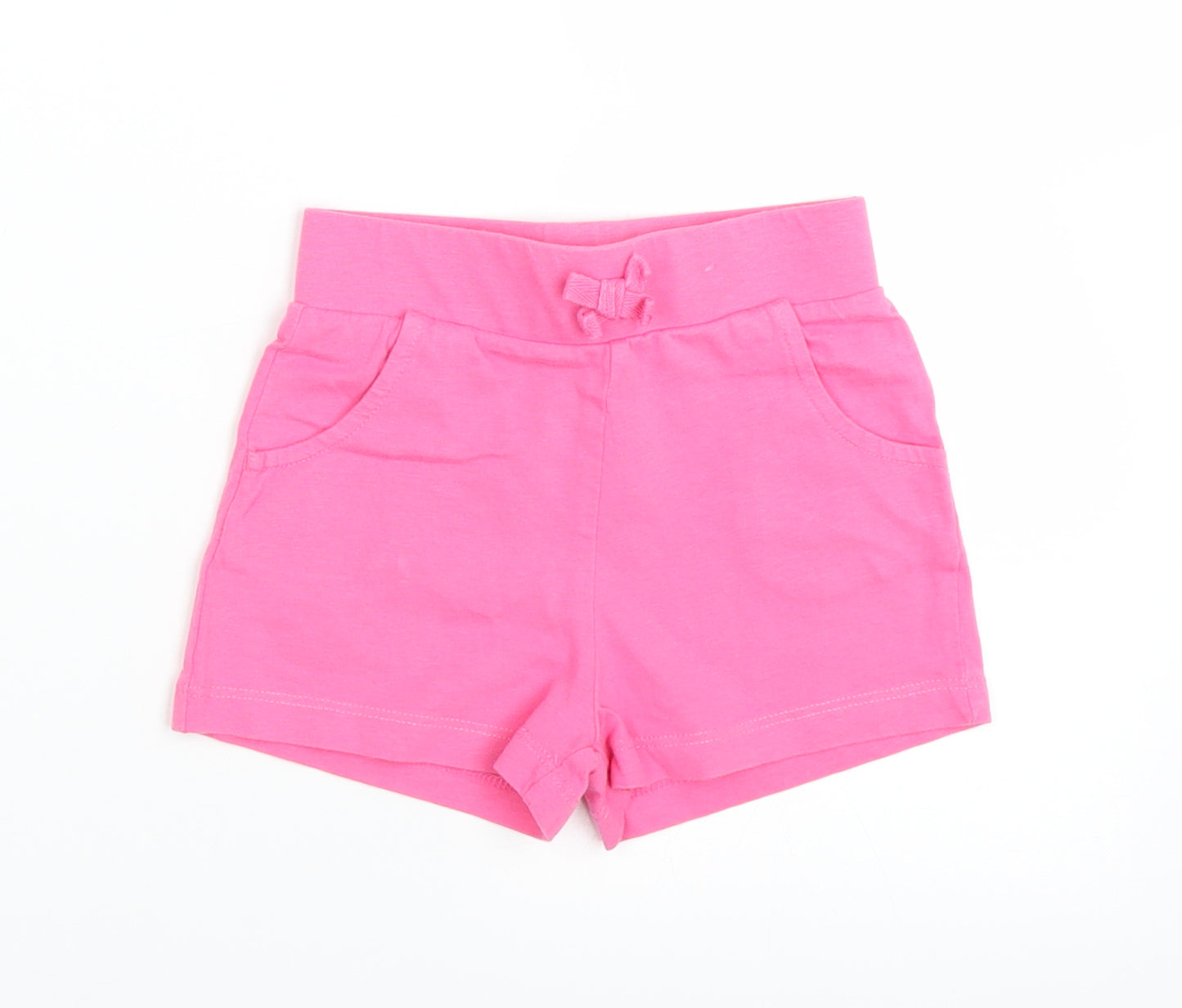 George Girls Pink   Sailor Shorts Size 2-3 Years