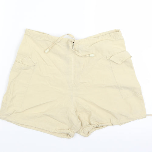L.F.L. Womens Beige   Bermuda Shorts Size 12