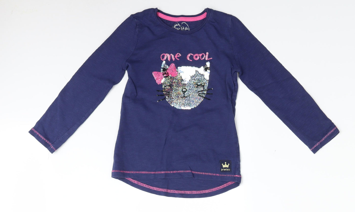 Mothercare Girls Black   Basic T-Shirt Size 3-4 Years  - cool