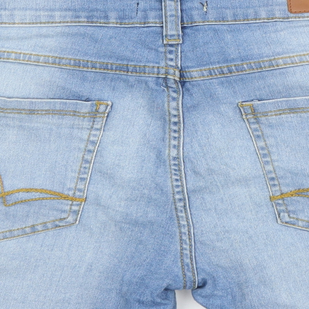 SoulCal&Co Womens Blue  Denim Hot Pants Shorts Size 12