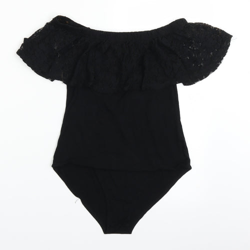 Select Womens Black   Bodysuit One-Piece Size 12