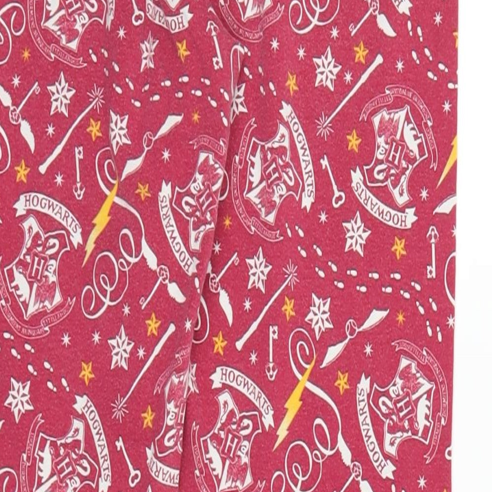Harry Potter Womens Red Geometric  Trousers  Size M L22 in - HOGWARTS