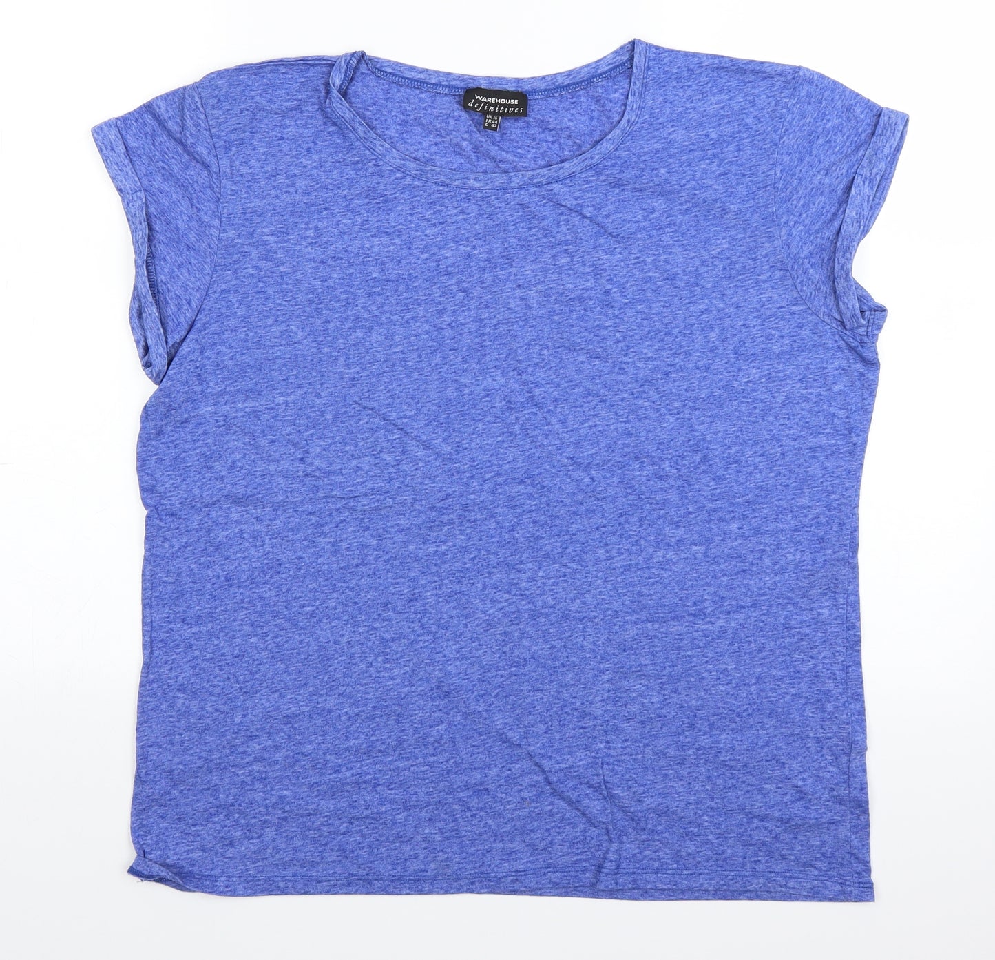 Warehouse Womens Black   Basic T-Shirt Size 16