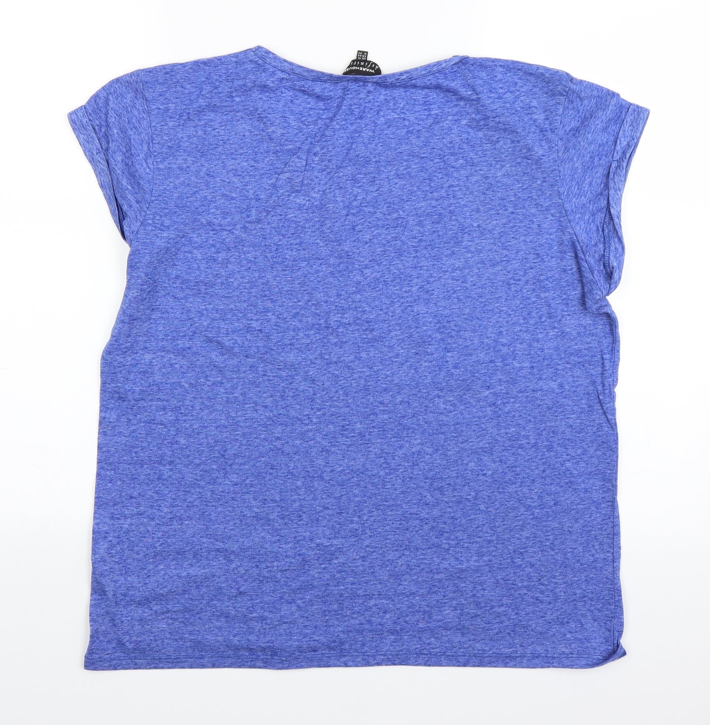 Warehouse Womens Black   Basic T-Shirt Size 16