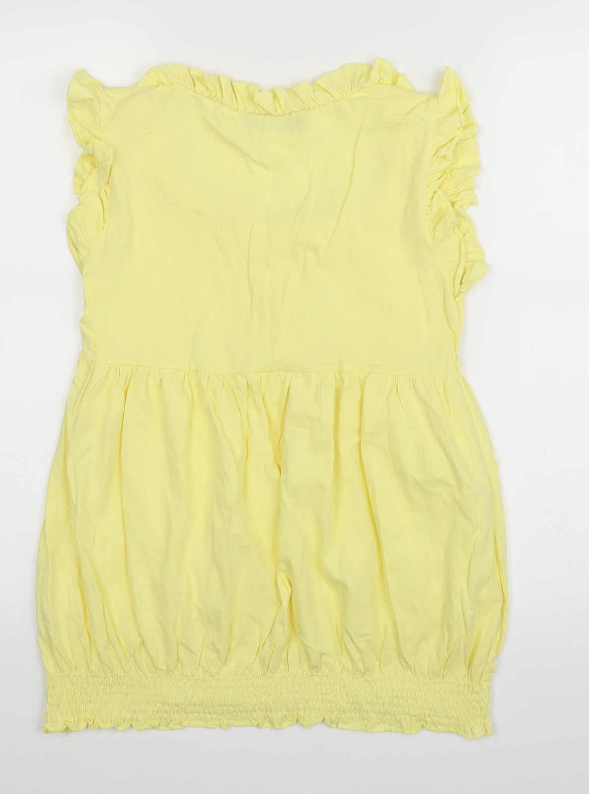 MODO Womens Yellow   Basic Blouse Size M