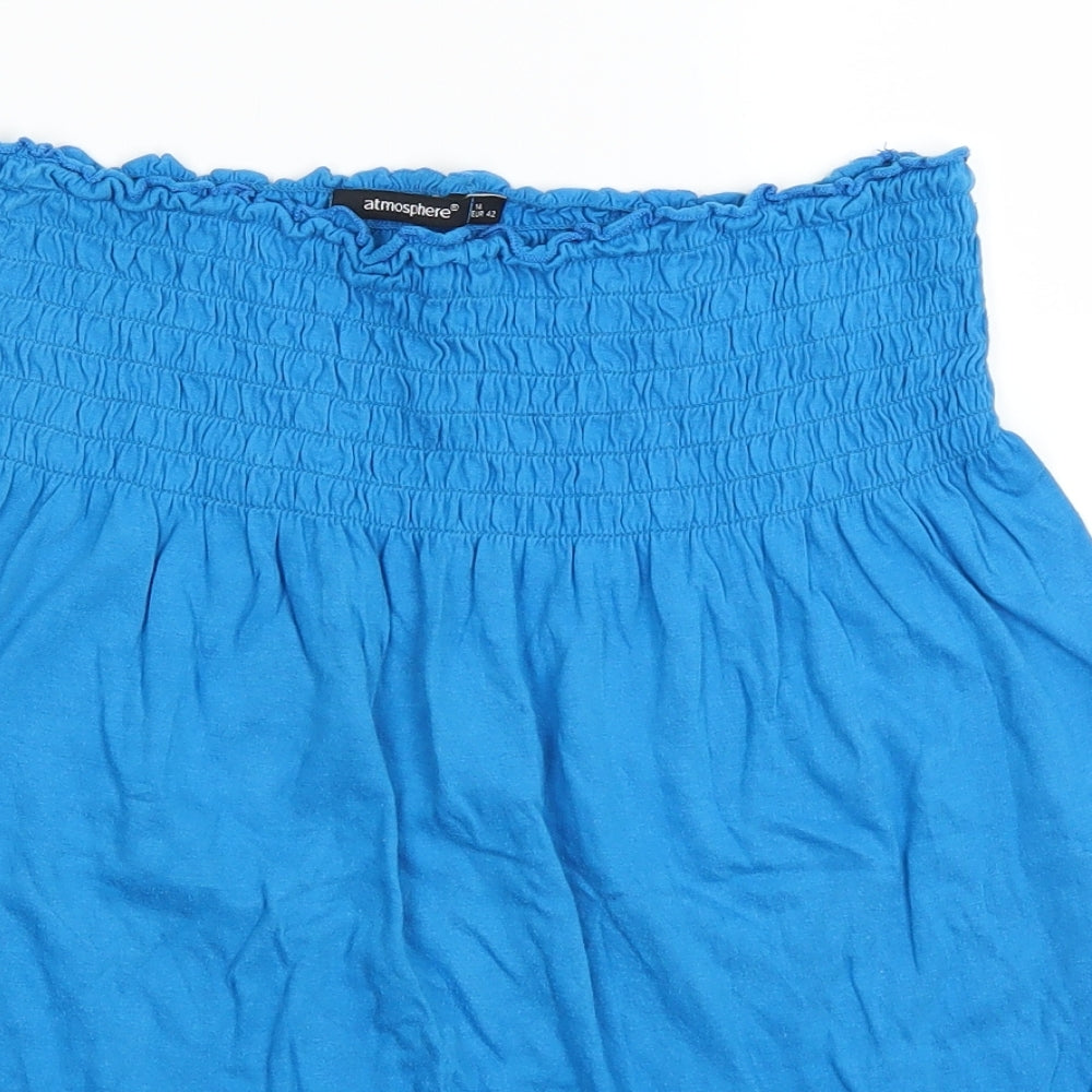 Atmosphere Womens Blue   Basic Blouse Size 14