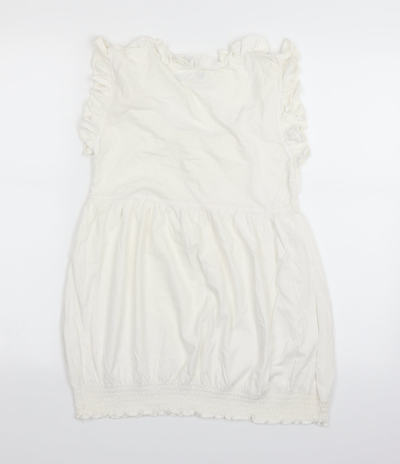 MODO Womens White   Basic Blouse Size M