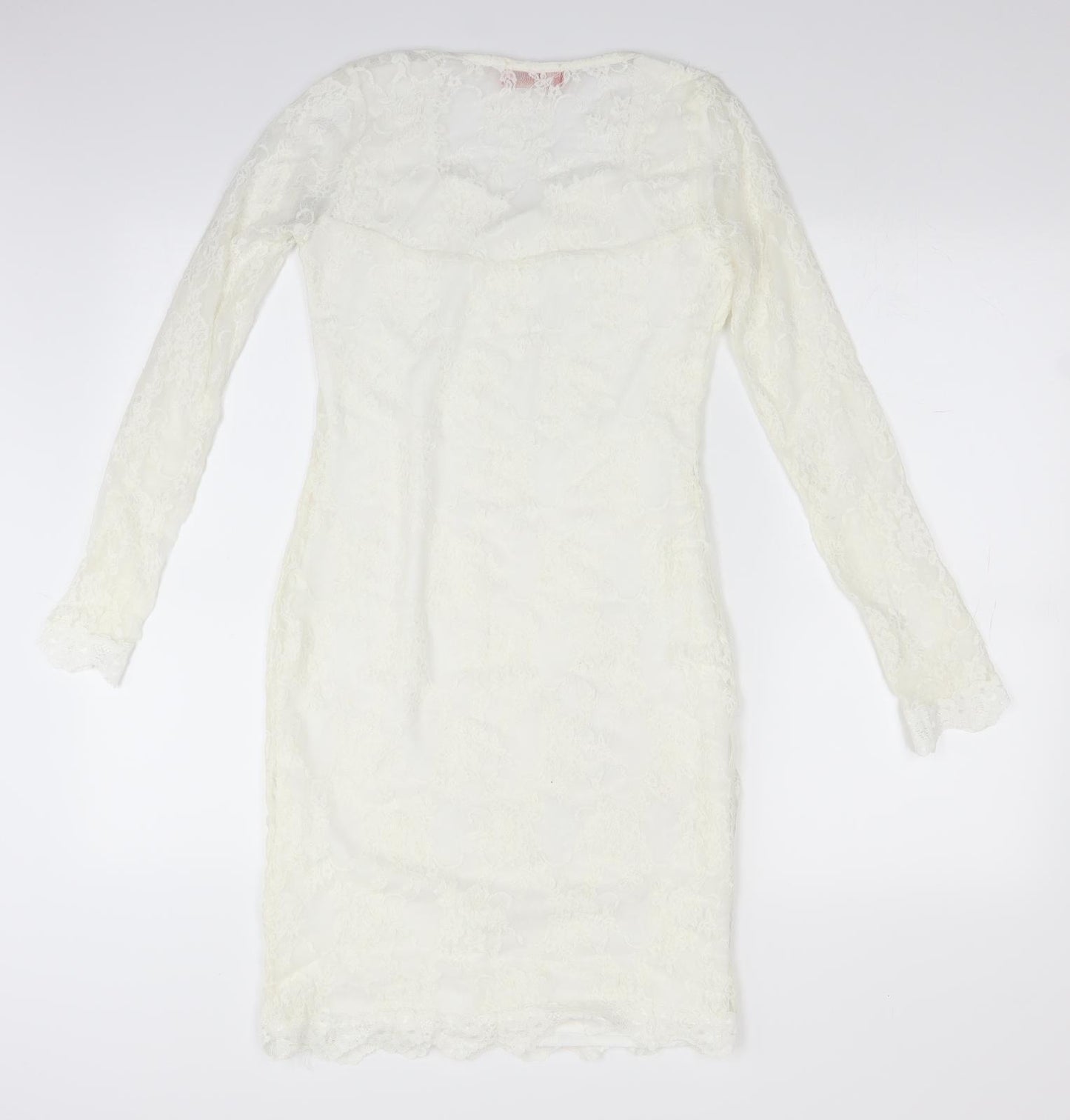 Sway Womens White  Lace Pencil Dress  Size 10