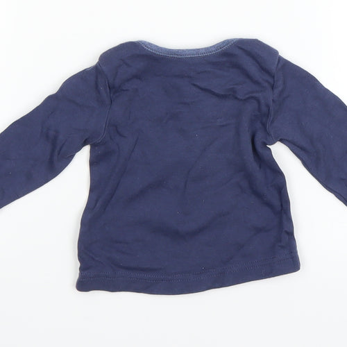 George Baby Blue   Basic T-Shirt Size 0-3 Months  - Winnie the Pooh