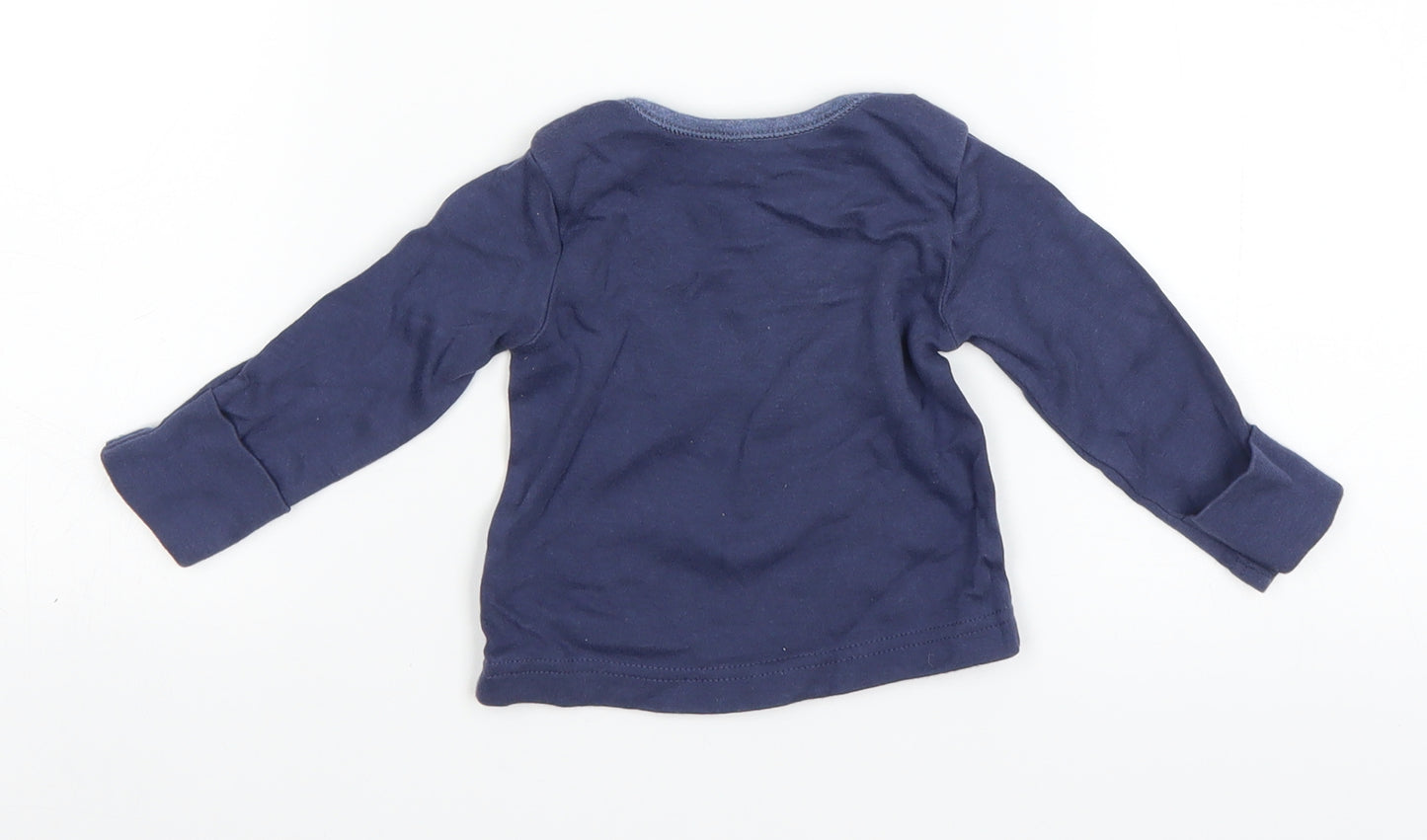George Baby Blue   Basic T-Shirt Size 0-3 Months  - Winnie the Pooh