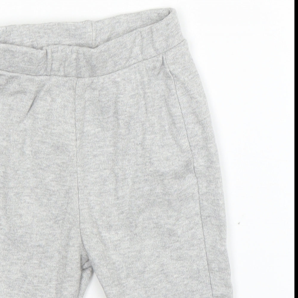 Nutmeg Baby Grey   Sweatpants Trousers Size 3-6 Months  - fox