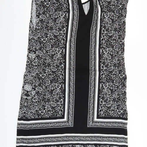 Target Womens Black Floral  Pencil Dress  Size 14