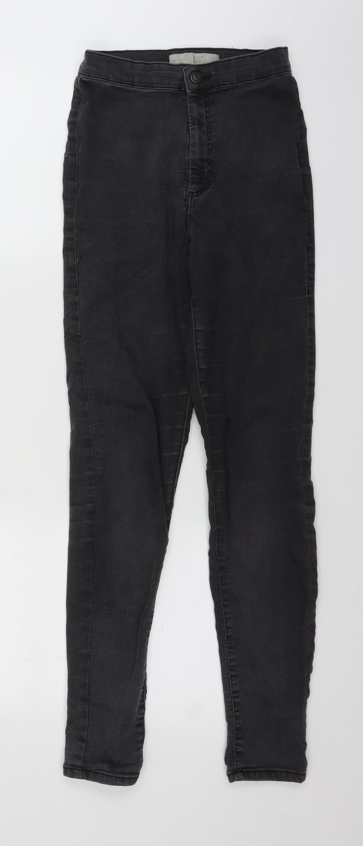 Topshop Womens Grey  Denim Jegging Jeans Size 28 in L27 in