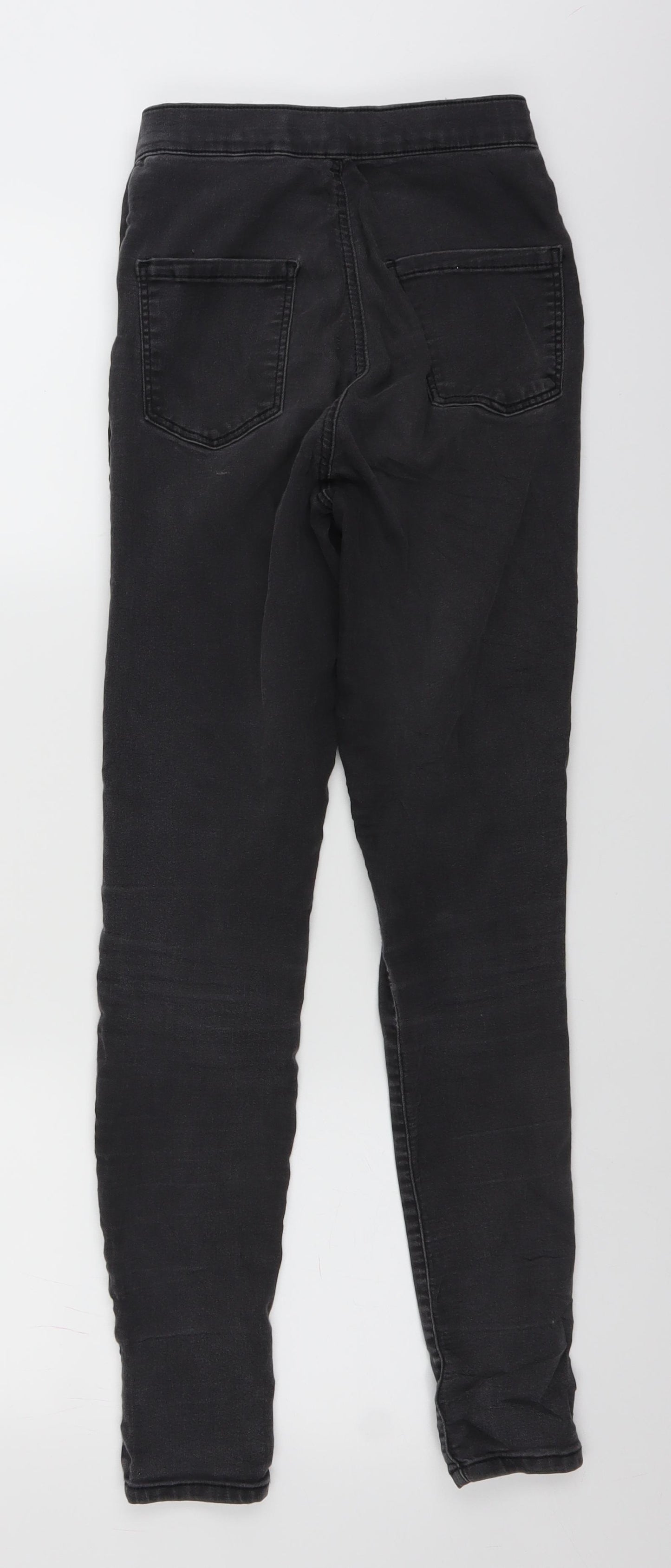 Topshop Womens Grey  Denim Jegging Jeans Size 28 in L27 in