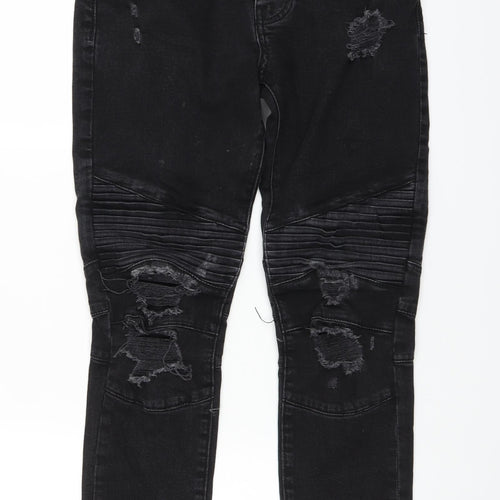 Primark Mens Black  Denim Skinny Jeans Size 30 in L27 in