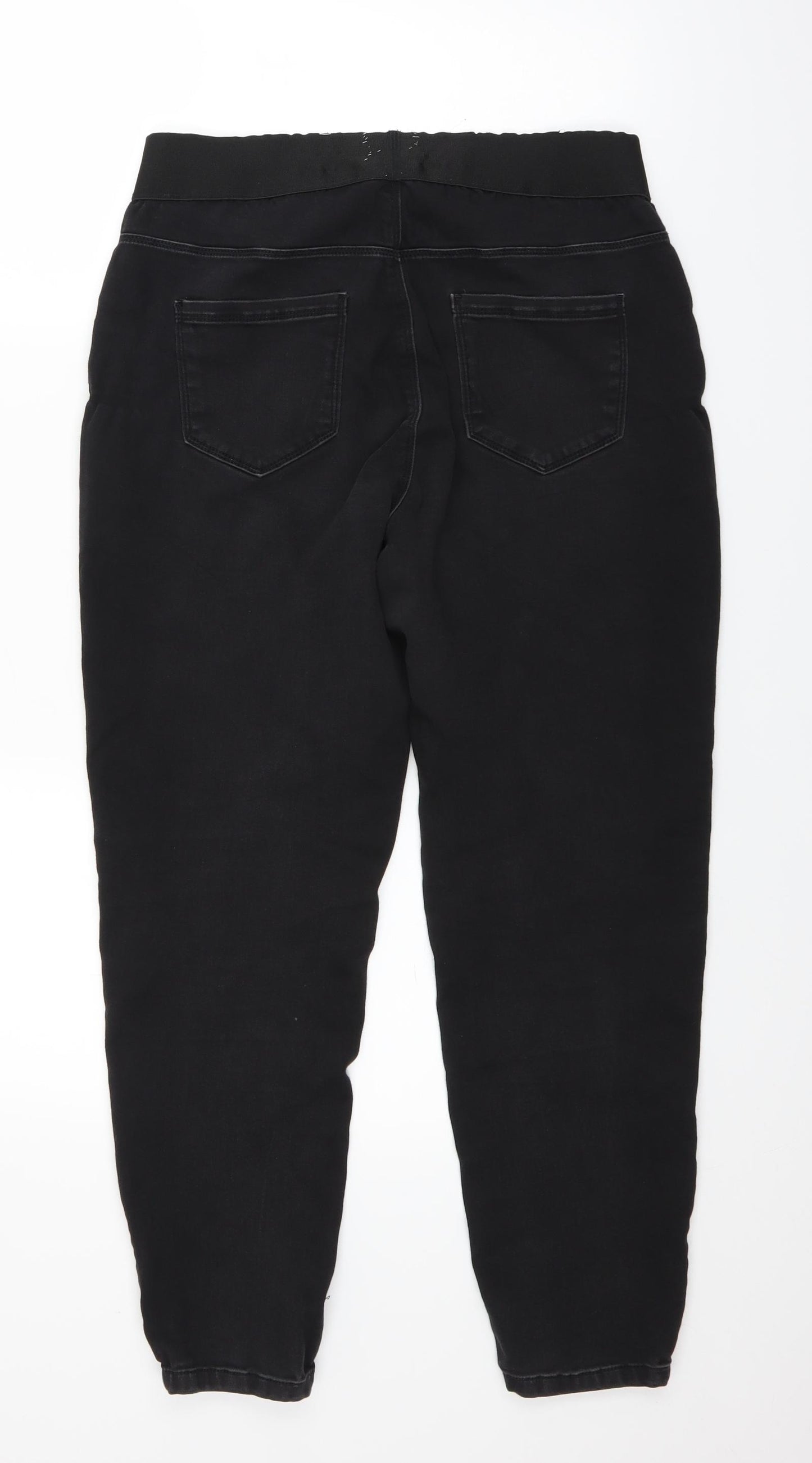 George Womens Black  Denim Jegging Jeans Size 16 L25 in
