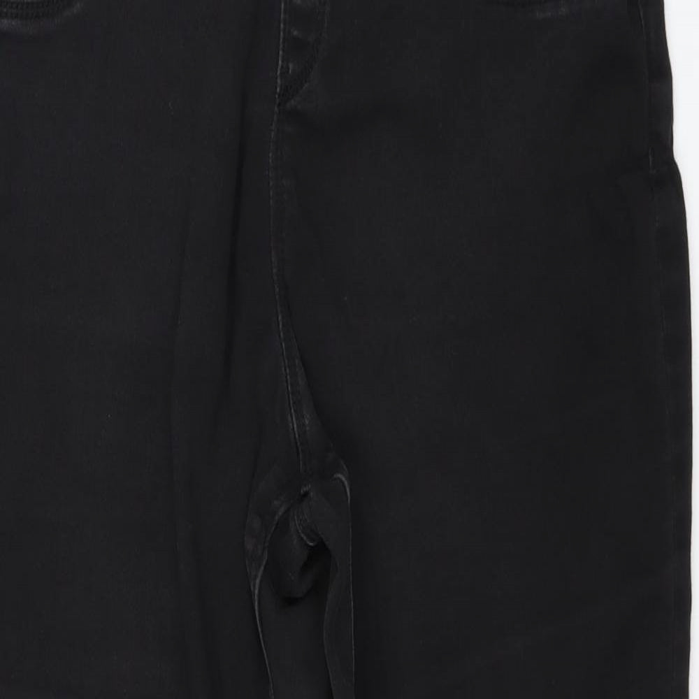 George Womens Black  Denim Jegging Jeans Size 16 L25 in