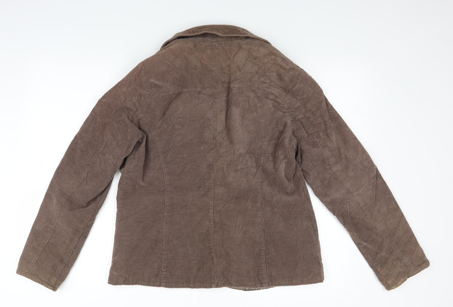 Debenhams Womens Brown  Corduroy Jacket  Size 14